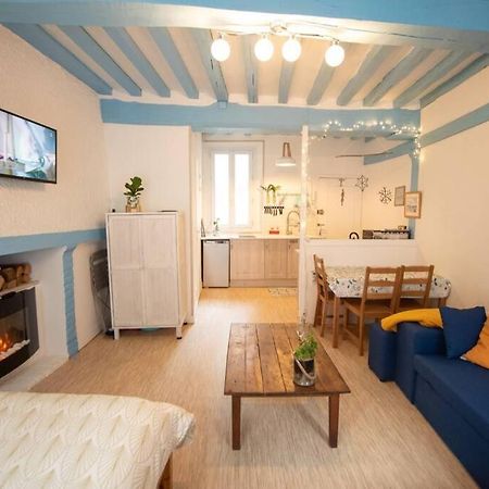 Blue Appartment With A Fireplace Dieppe Eksteriør bilde